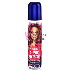 Spray nuantator Venita temporar pentru par de 50 ml, M1 - Roz Metalic 